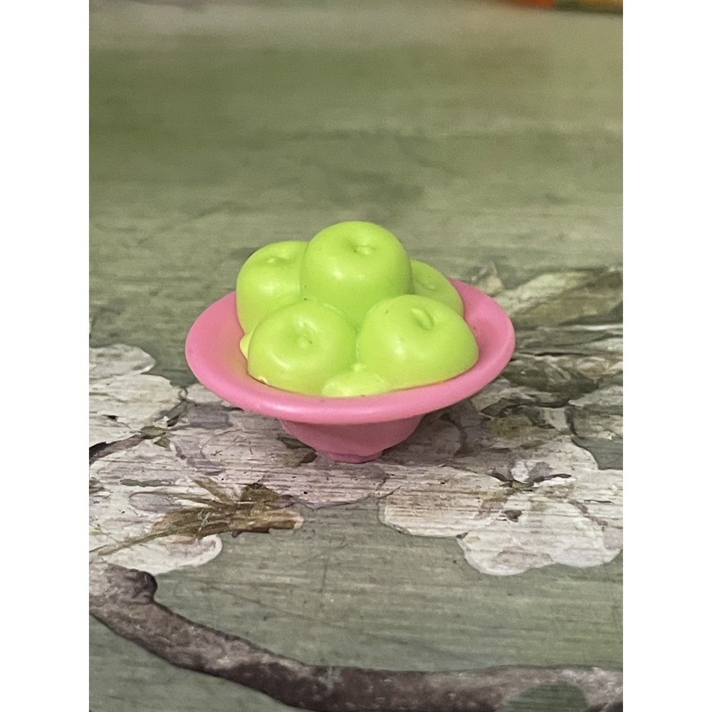 Barbie Replacement Dream House Snap On Style Apple Bowl Accessory HTF